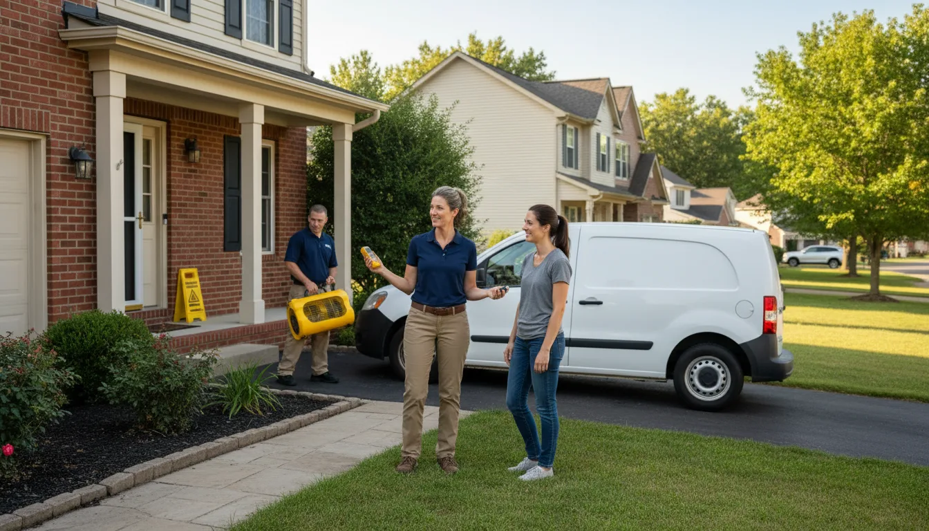 Water restoration image for Water Damage & Restoration Services in Galion, OH